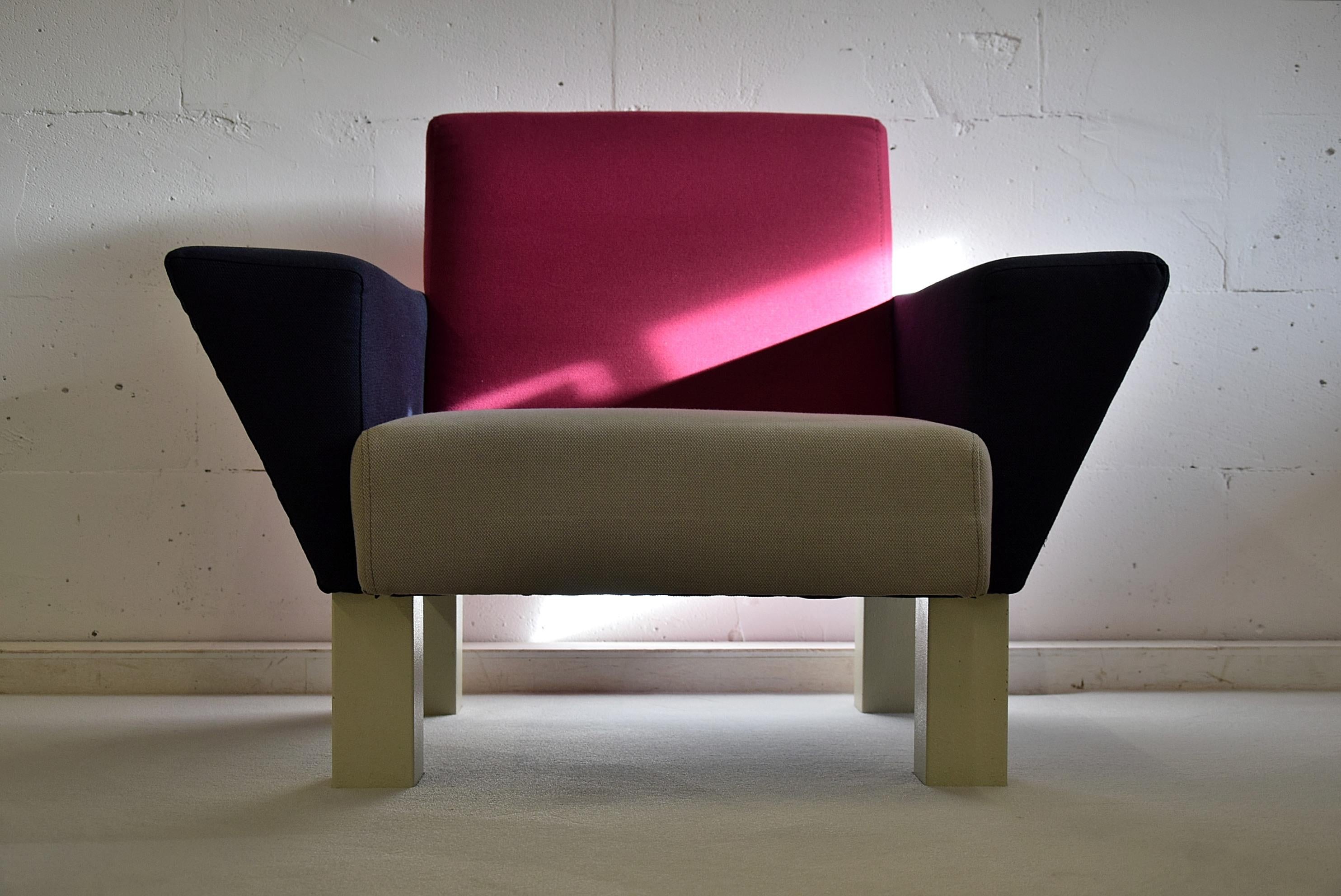 Metal Ettore Sottsass West Side Lounge Chair