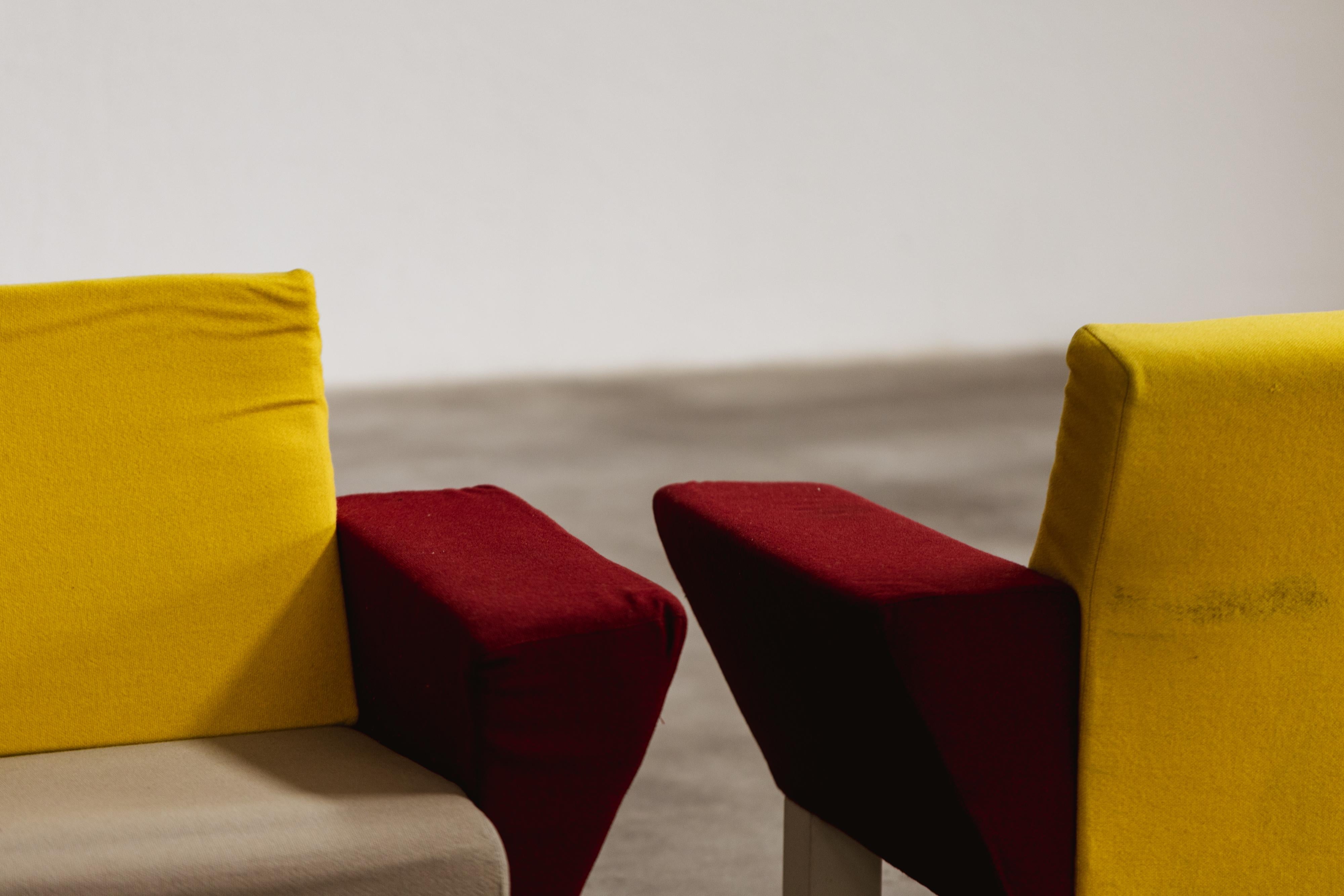Ettore Sottsass “Westside” Living Room Set for Knoll International, 1982 In Good Condition For Sale In Lonigo, Veneto