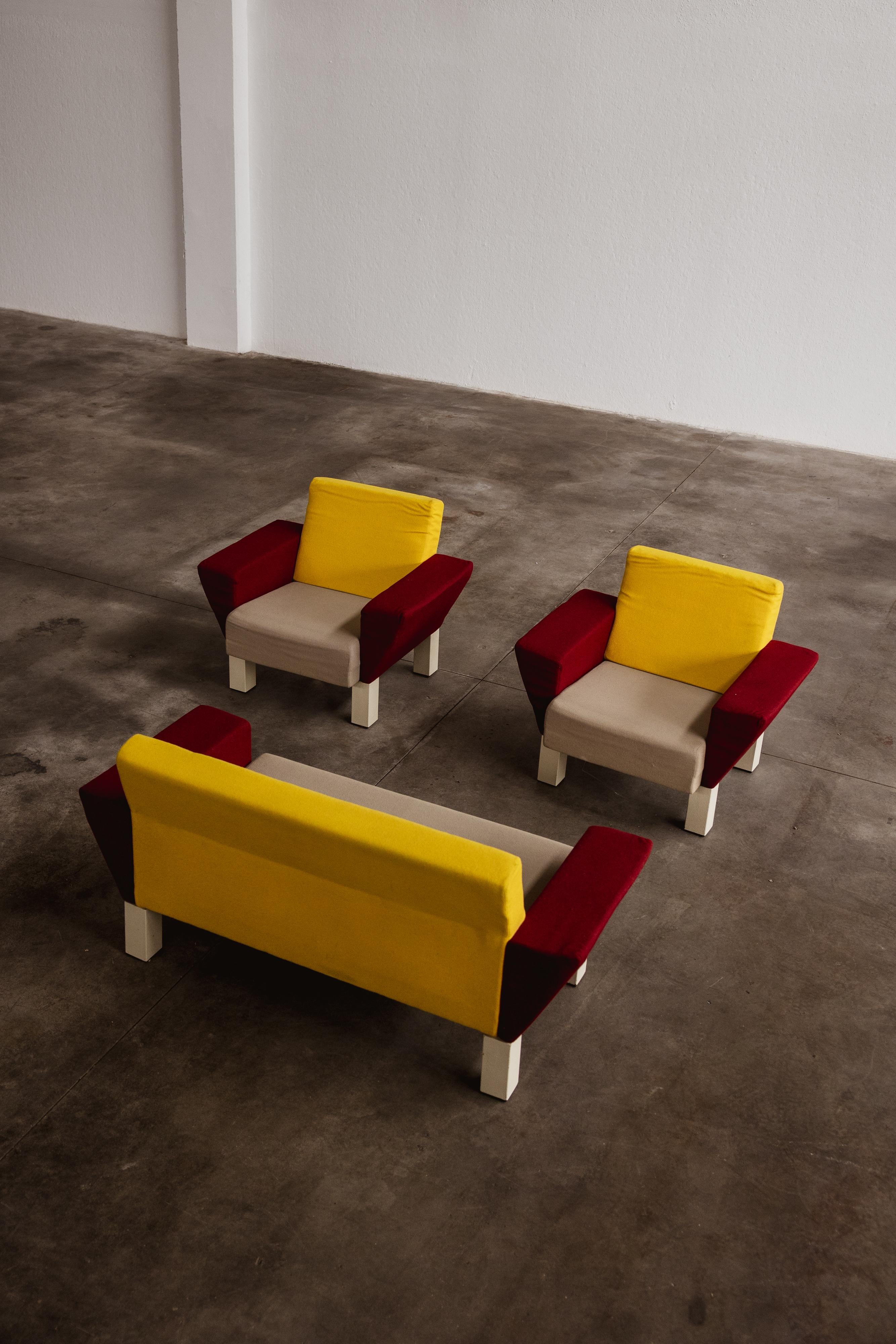 Ettore Sottsass “Westside” Living Room Set for Knoll International, 1982 For Sale 2