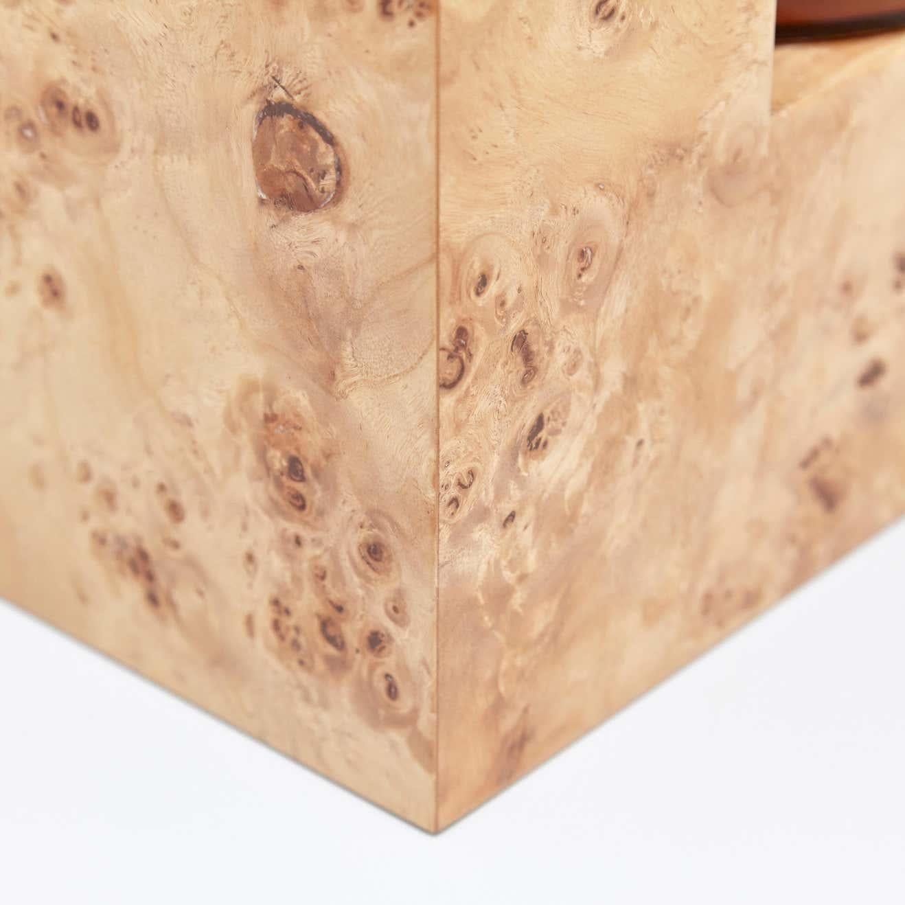 Ettore Sottsass Y Vaso in edizione limitata in Wood e vetro di Murano per fiori in vendita 6