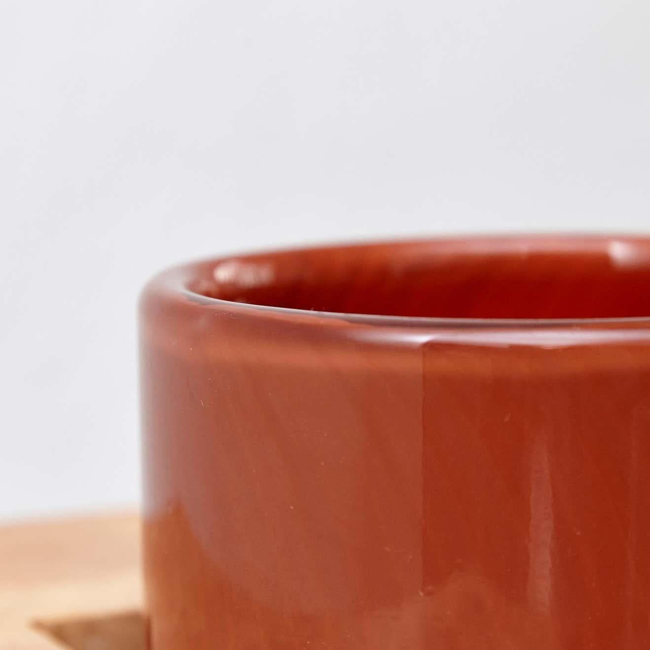 Ettore Sottsass Y Vaso in edizione limitata in Wood e vetro di Murano per fiori in vendita 7