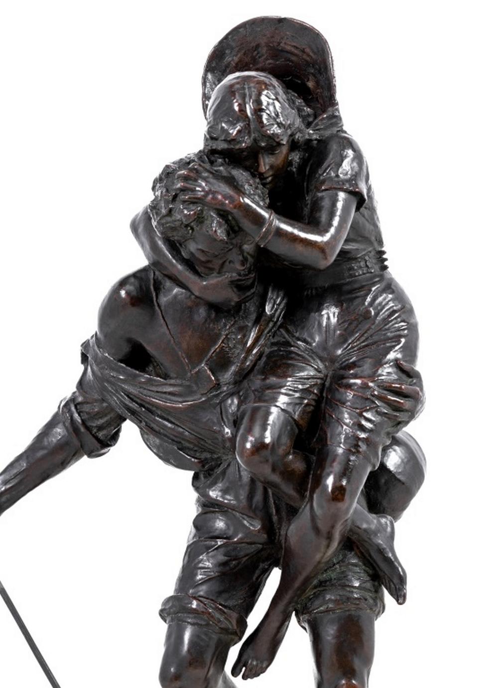 Scultura in bronzo di Ettore Ximenes 