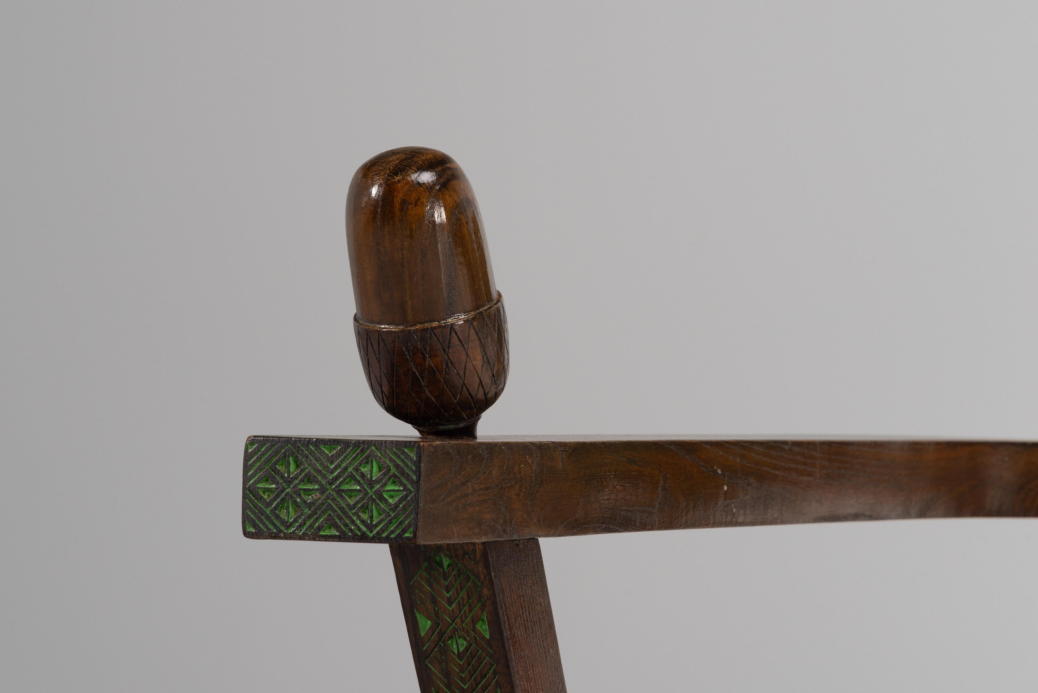 Sofá de salón Ettore Zaccari de madera ebonizada Italia años 30 en Bueno estado para la venta en Roosendaal, Noord Brabant