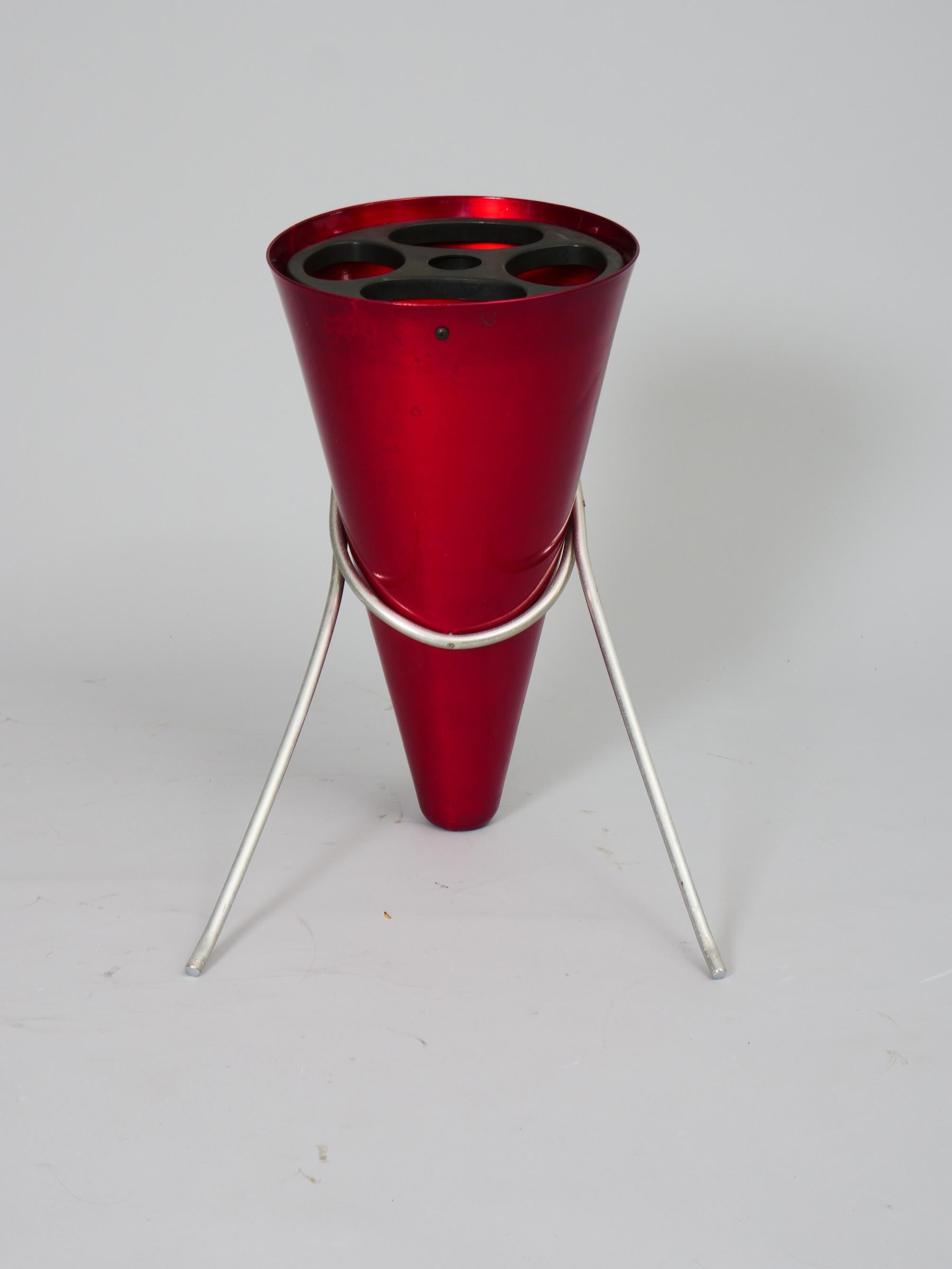 Ettorre Sottsass umbrella stand for Rinnovel. Italy c1955 In Good Condition For Sale In London, GB