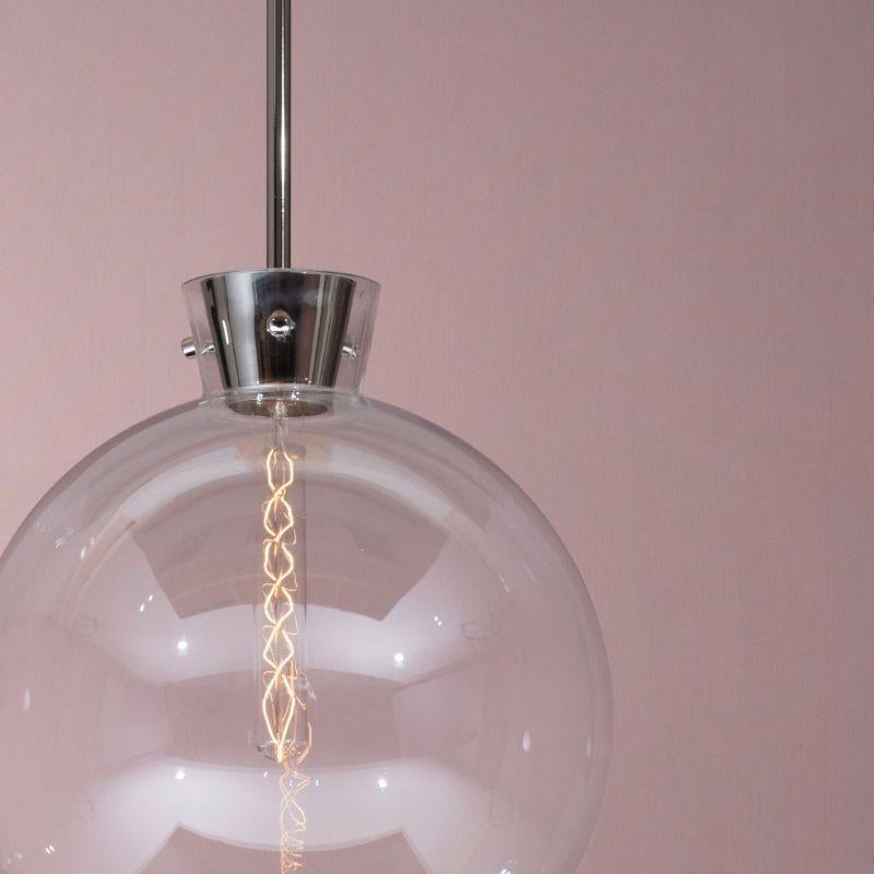 ETU Pendant Luminaire, Polished Nickel by Kaia In New Condition In Geneve, CH