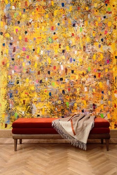 Panneau en soie « Études » de Roger Selden