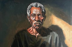 Gardien 2 - 21e siècle, Contemporain, Figuratif, Portrait, Réalisme, Afrique