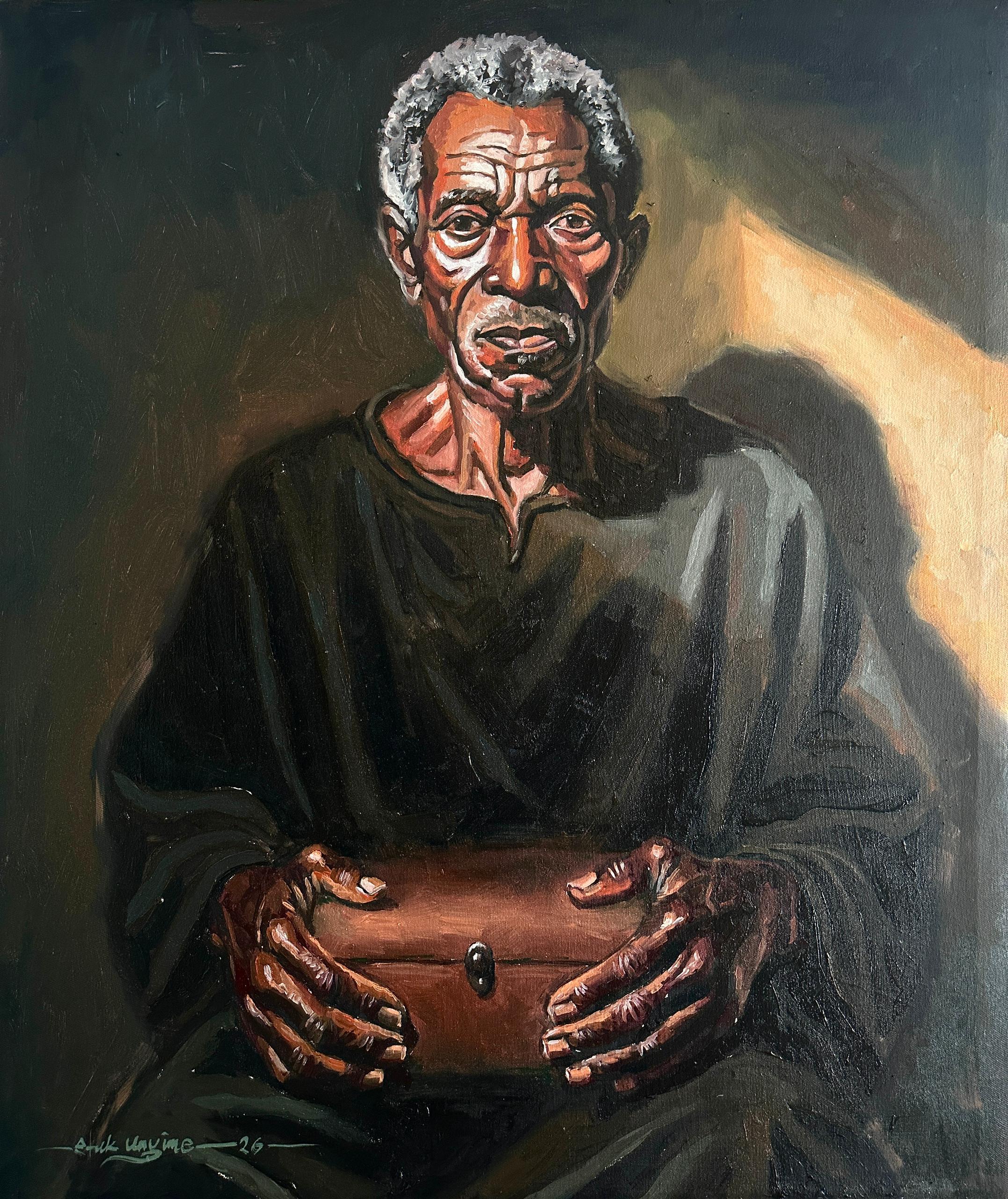 Keeper 2 - 21st Century, Contemporary, Figurative, Portrait, Realism, Africa