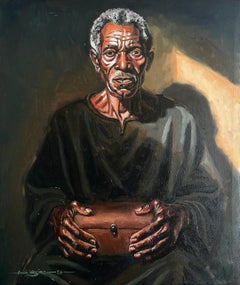 Guardián 2 - Siglo XXI, Contemporáneo, Figurativo, Retrato, Realismo, África