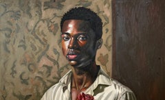 Still, I Carry It - XXI secolo, Contemporaneo, Figurativo, Ritratto, Floreale