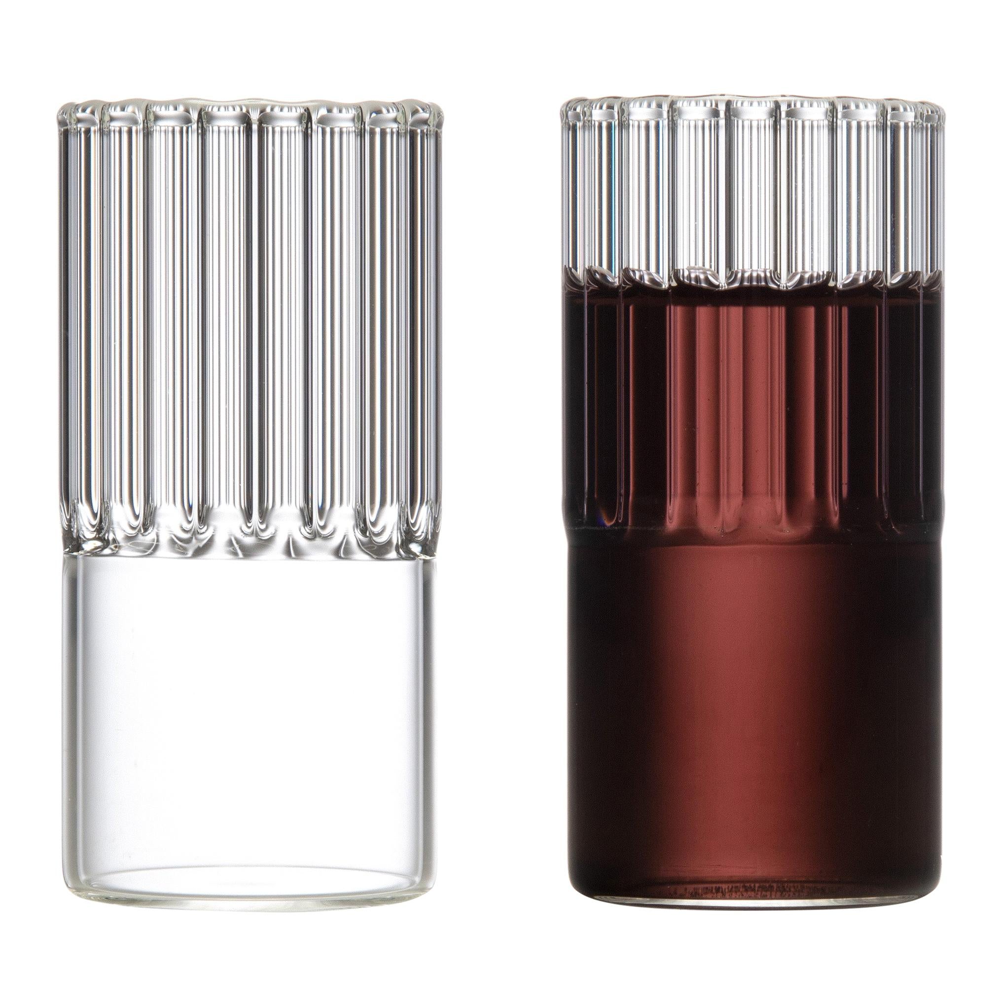 EU Clients, 'Flight' Cordial Glass Set, Designer Liqueur / Espresso