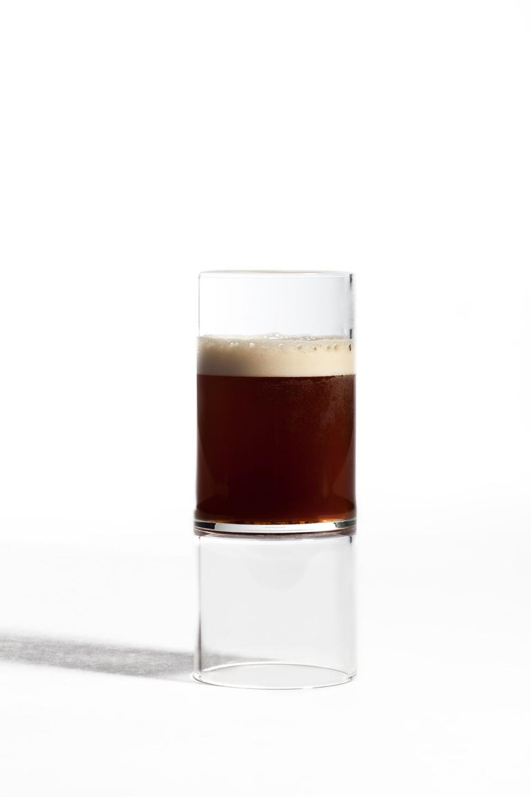 EU Clients, Minimal Designer Liqueur Espresso Mini Glasses Handmade
