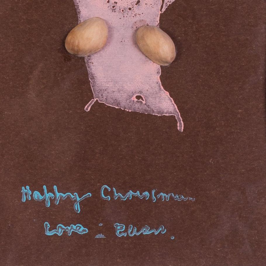 Euan Uglow (British, 1932 - 2000)
A pair of Christmas cards from Euan Uglow
mixed media
inscribed and signed 'Happy Christmas love Euan'
12.1/4 x 10.5/8 in. (31 x 27 cm.) including frames
