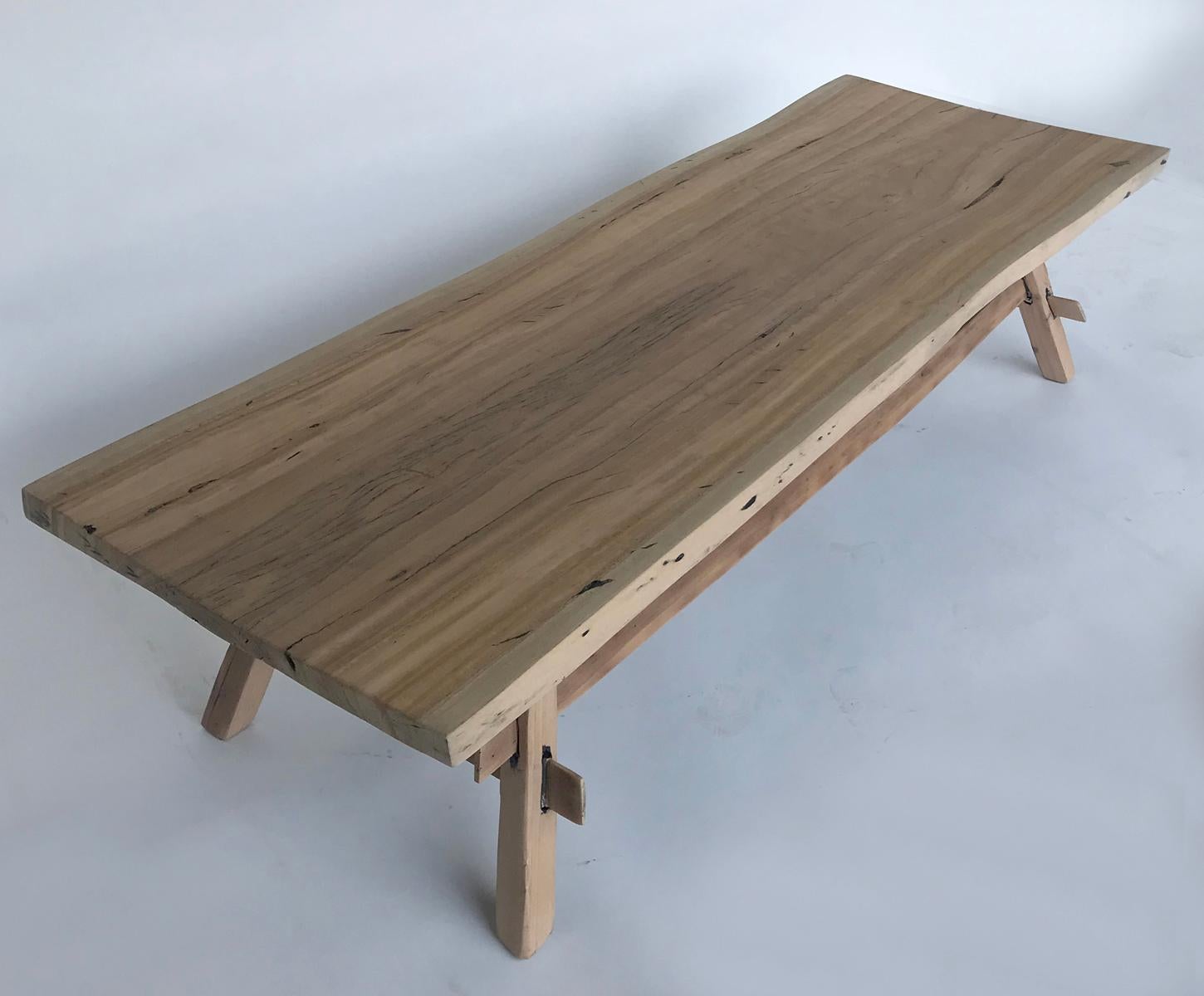 Eucalyptus Wood Coffee Table at 1stDibs