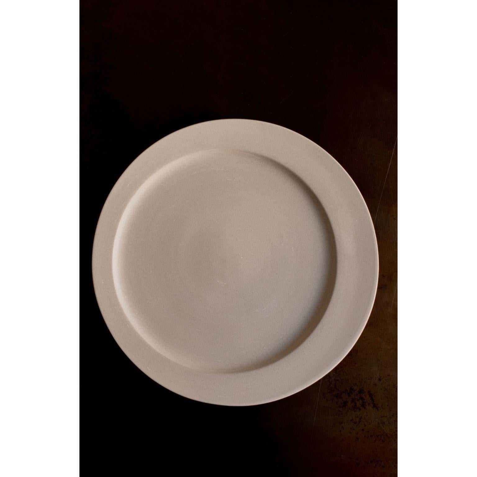 Euclid Dinner Plate L by Eter Design
Unique Piece.
Dimensions: Ø 33 x H 1.5 cm.
Materials: Clay.

Sustainable - Eco-friendly. Handmade. Each piece may vary slightly in color, size, texture and shape. Also available in size M. Please contact