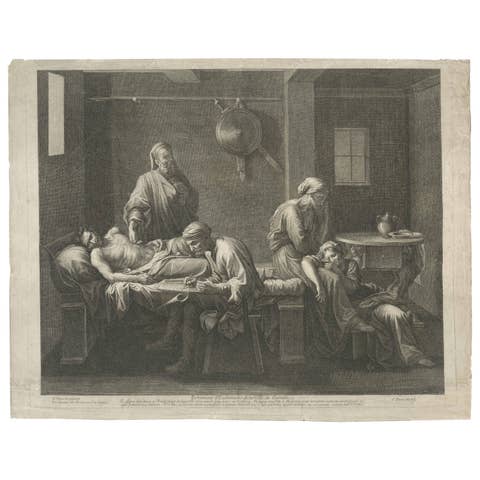 Eudamidas' Final Moments: A Scene from Lucian's 'Toxaris, or Friendship, ca.1680