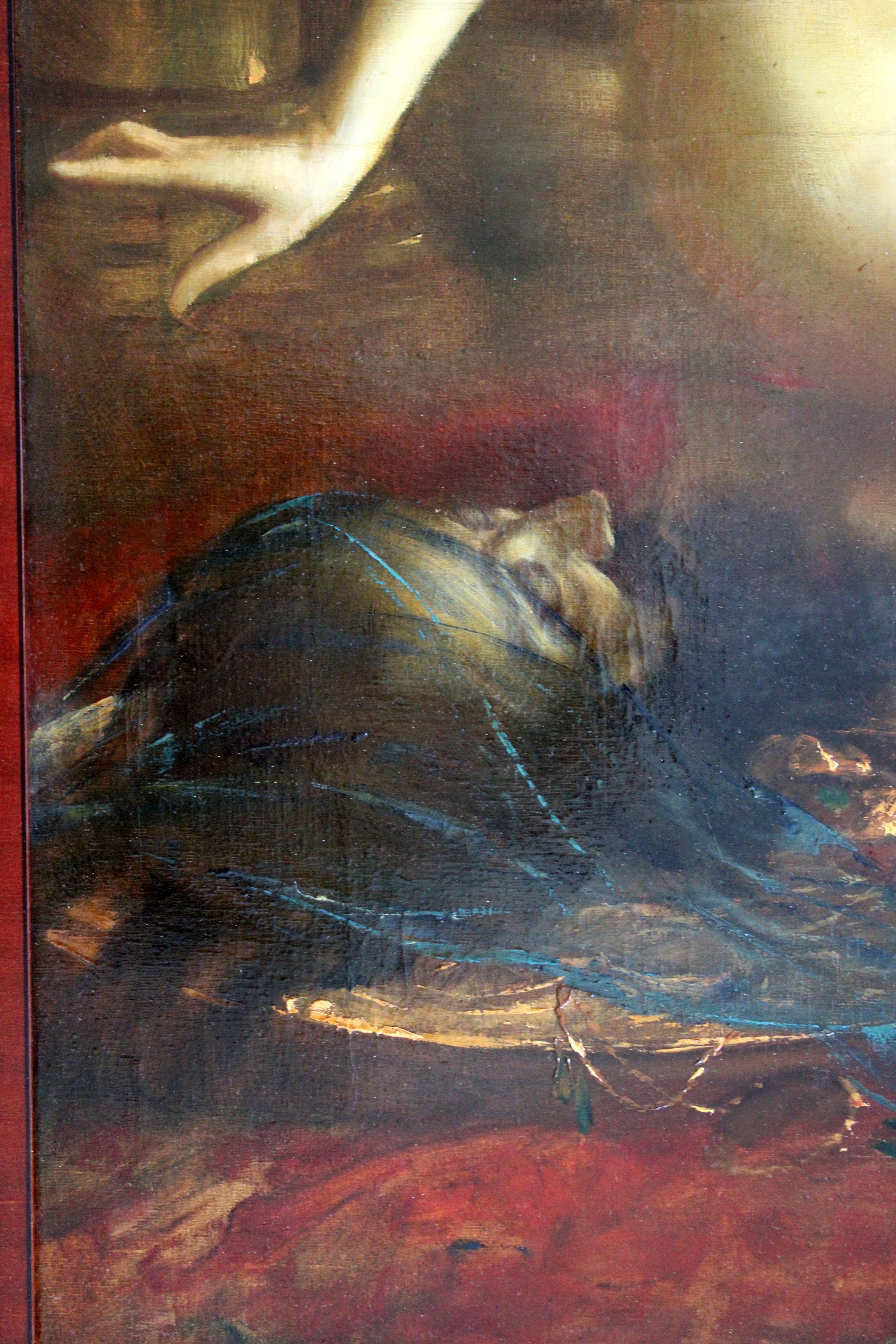 Oriental motif. Oil on canvas, 100x73.5 cm For Sale 2
