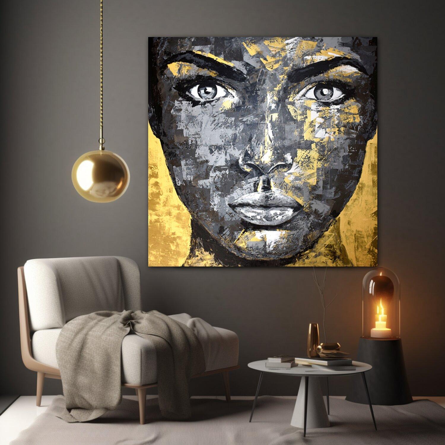 Original 124 cara, Pintura, Acrílico sobre lienzo en venta 1