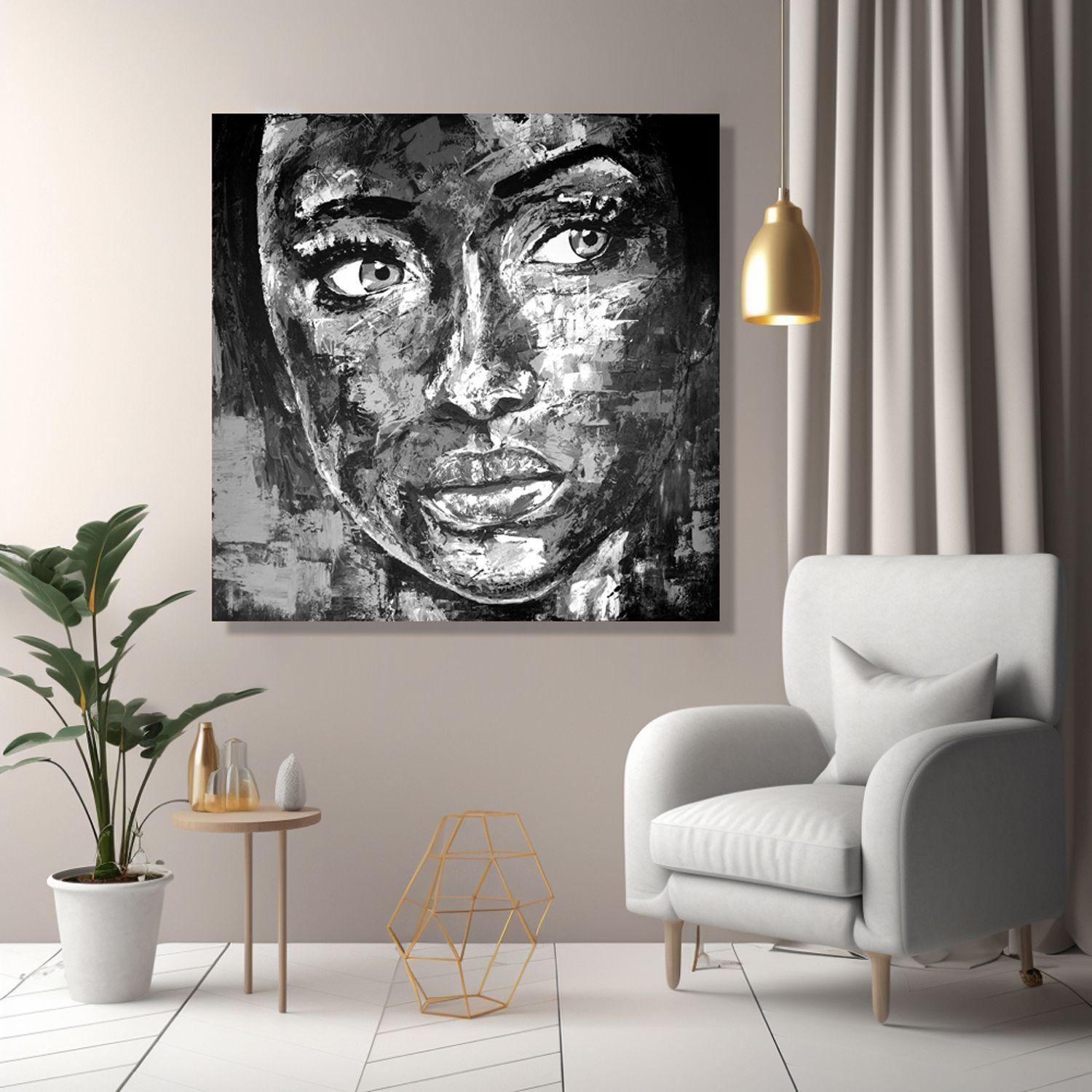 Original 125 cara, Pintura, Acrílico sobre lienzo en venta 2