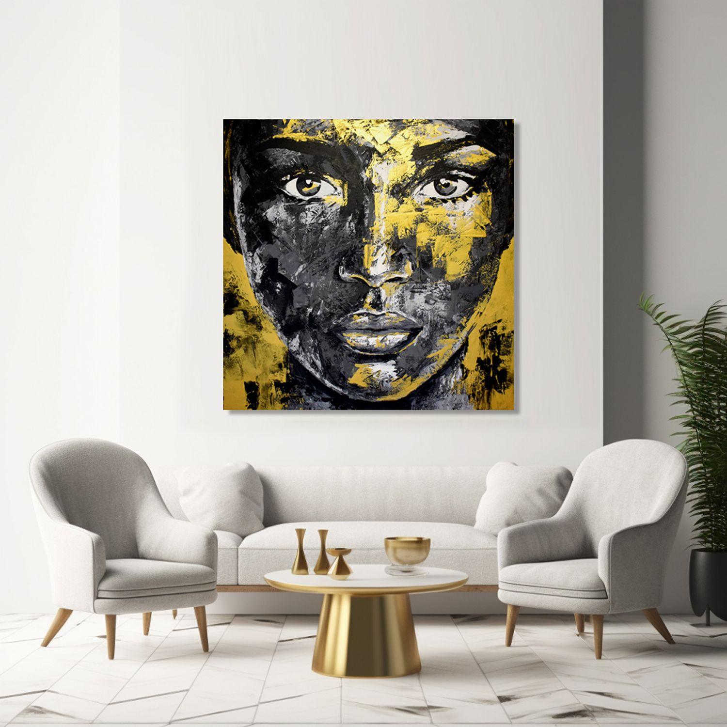 Original 126 cara, Pintura, Acrílico sobre lienzo en venta 1