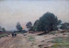 Paesaggio, olio/legno, 32,5x46,5 cm