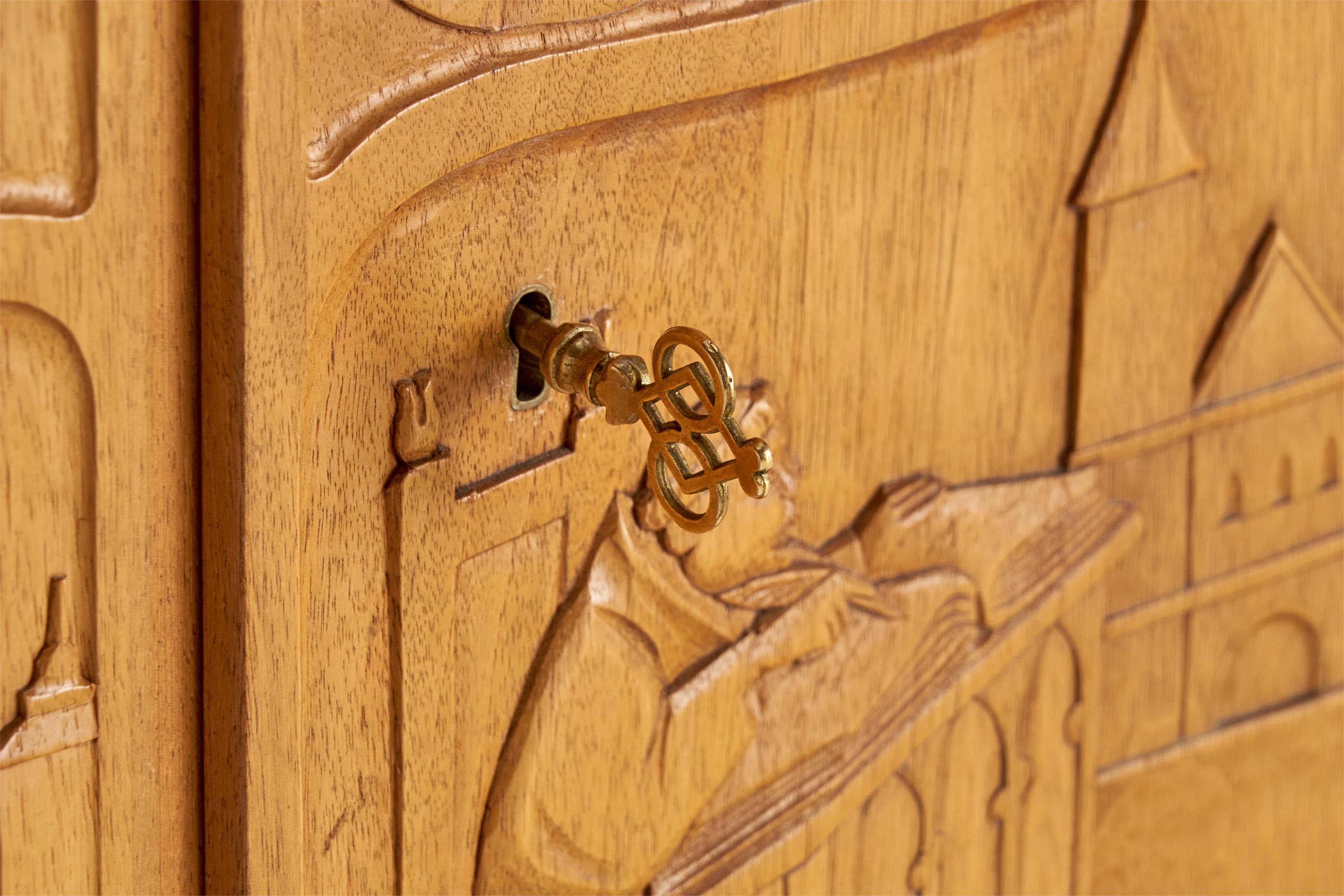 Eugen Höglund, armoire, Wood, Suède, années 1950 2