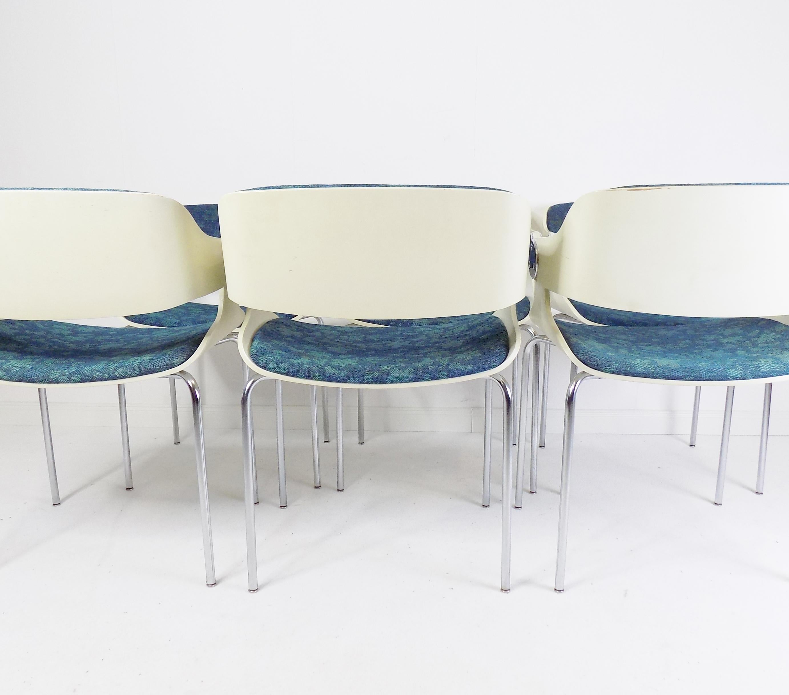 German Eugen Schmidt Set of 6 Conference / Dining Chairs
