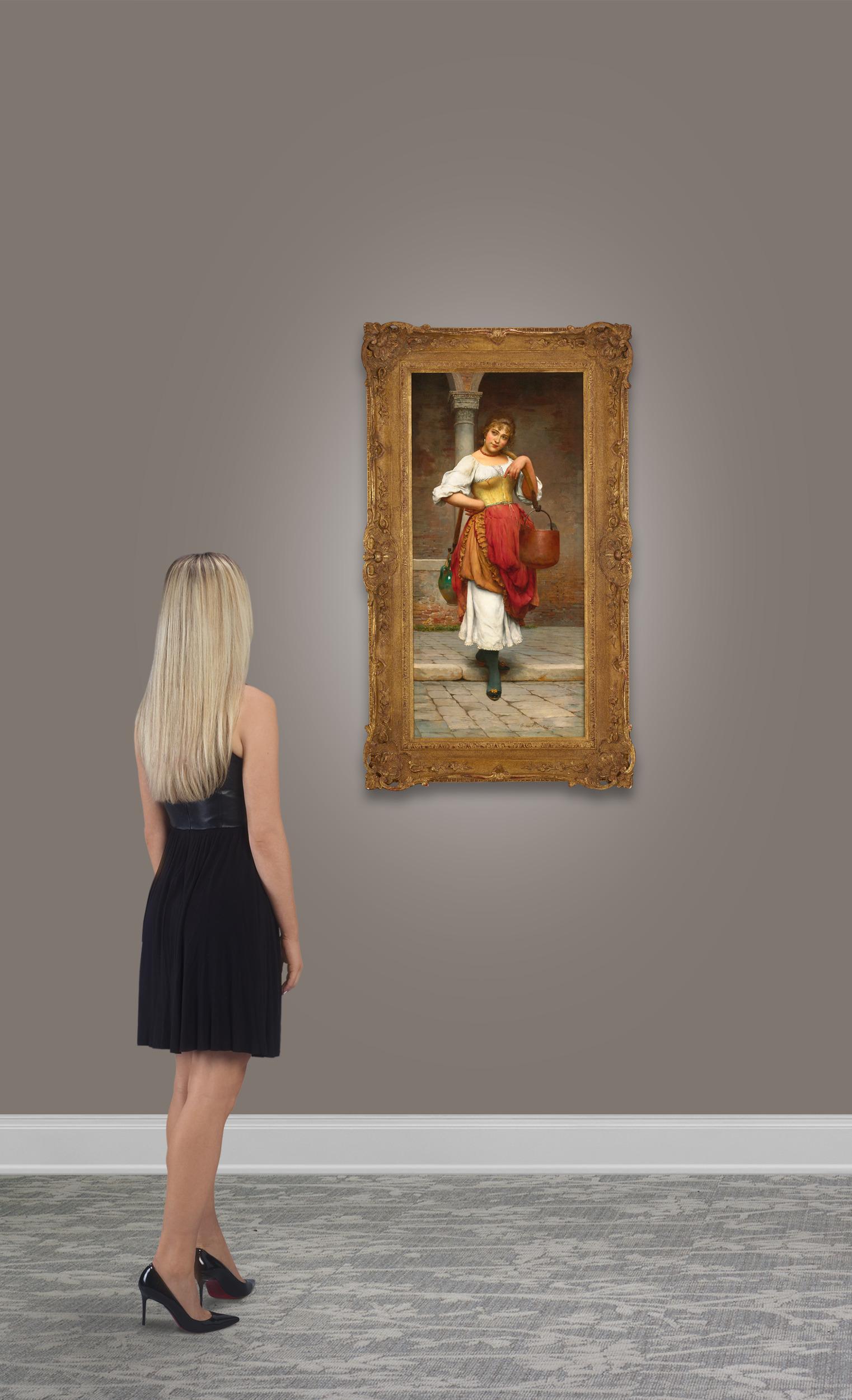 Eugen von Blaas
Italian I 1843-1932

The Water Carrier

Signed and dated 