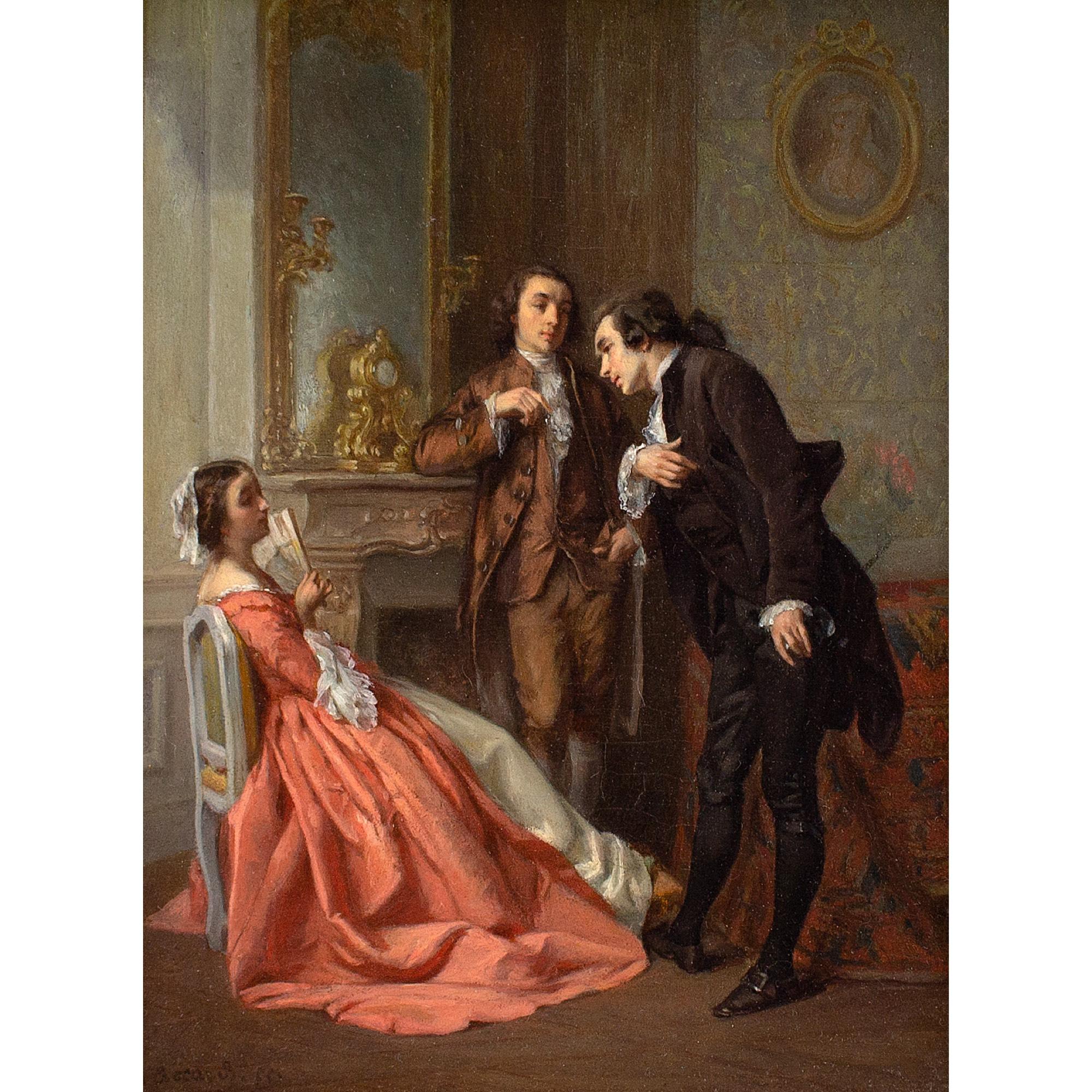 Eugene Accard, L'incantatore, Pittura a olio 1