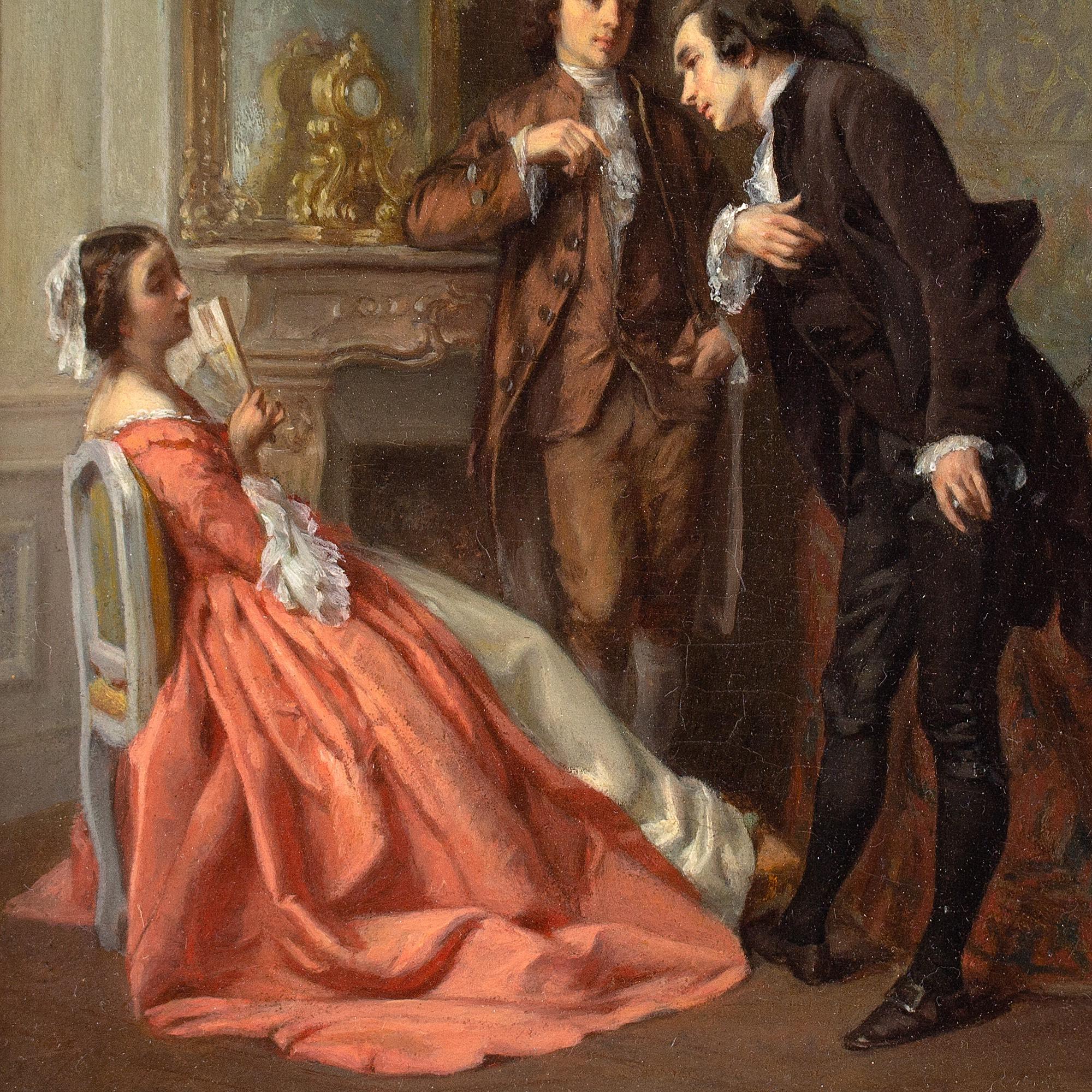 Eugene Accard, L'incantatore, Pittura a olio 4