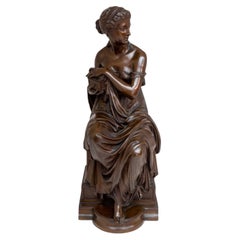 Eugene Aizelin "Pandora" Bronce patinado