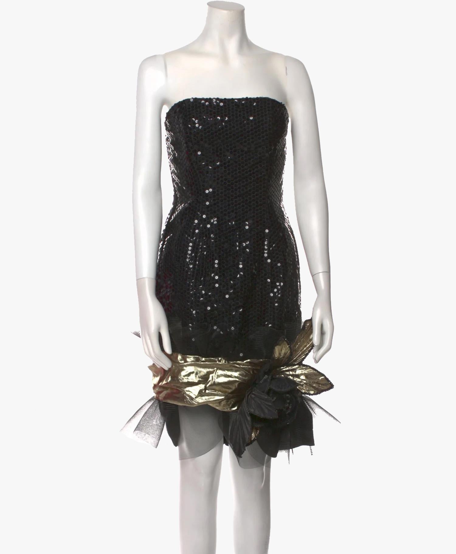 Eugene Alexander Abend-Bustierkleid im Angebot 2