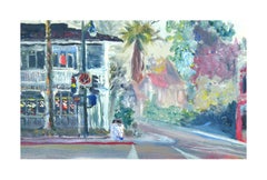 1980s Downtown Los Gatos, California Street Scene