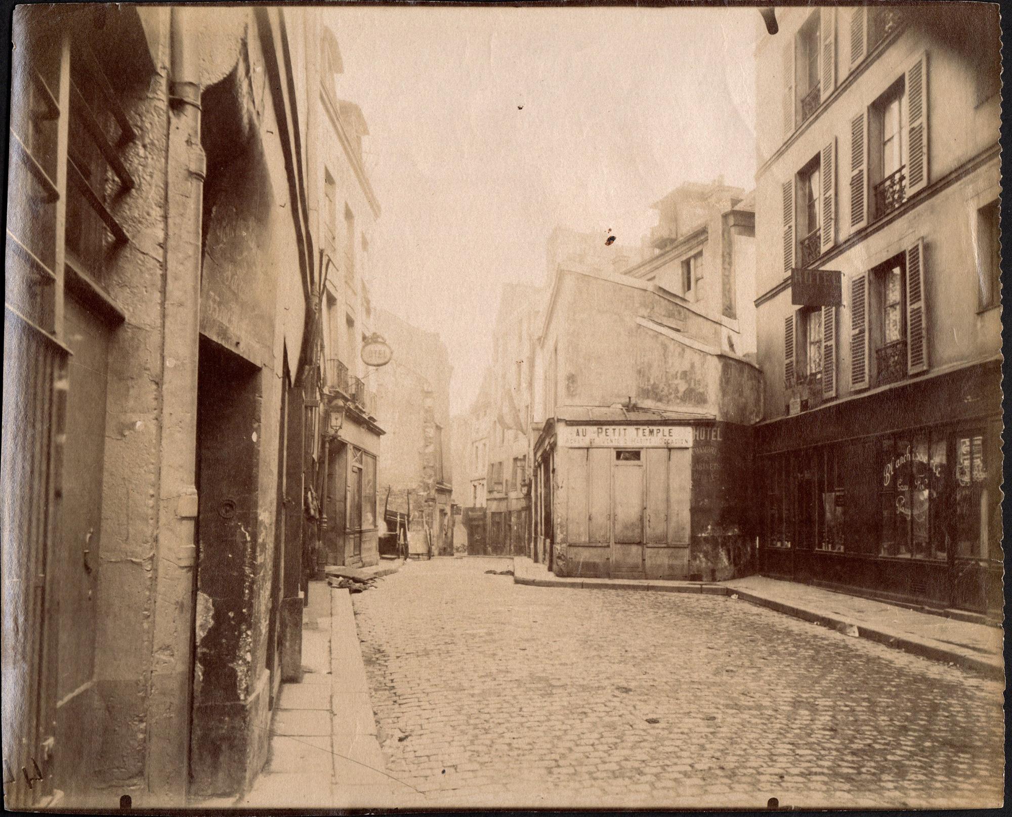 "Au petit temple" / hôtel meublé des Bons Enfants, rue Saint-Médard, 5ème Arr.