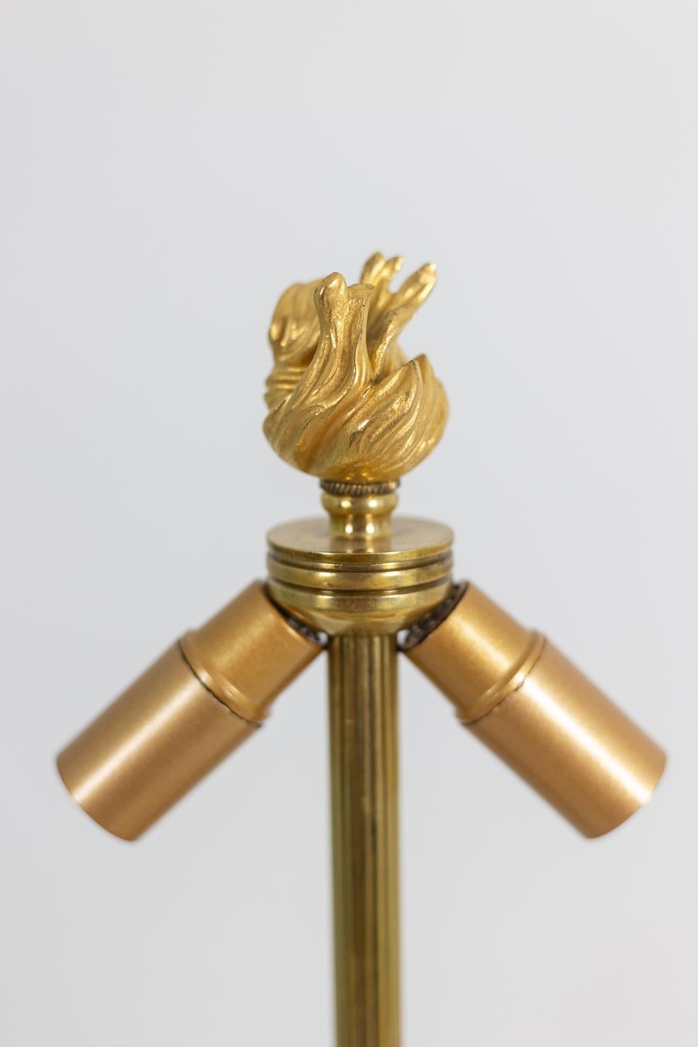 Napoléon III Eugène Bazart Paris. Lampe bouillotte en bronze doré Circa 1880. en vente