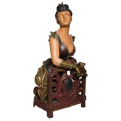 Eugène Blot "An Evening at The Opera" Sculpture of a Lady