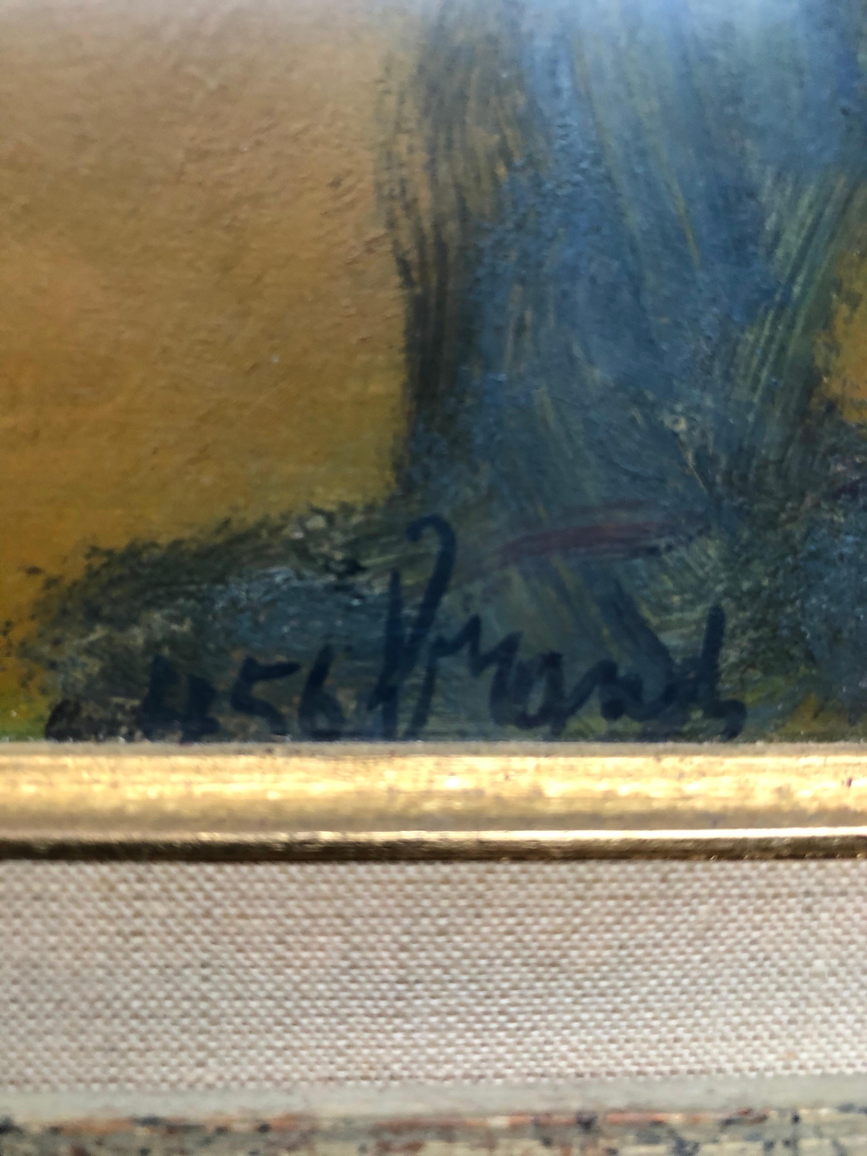 Eugene Brands 1956 Ölgemälde (Grau), Figurative Painting, von Brands, Eugenius Antonius Maria ( Eugene)