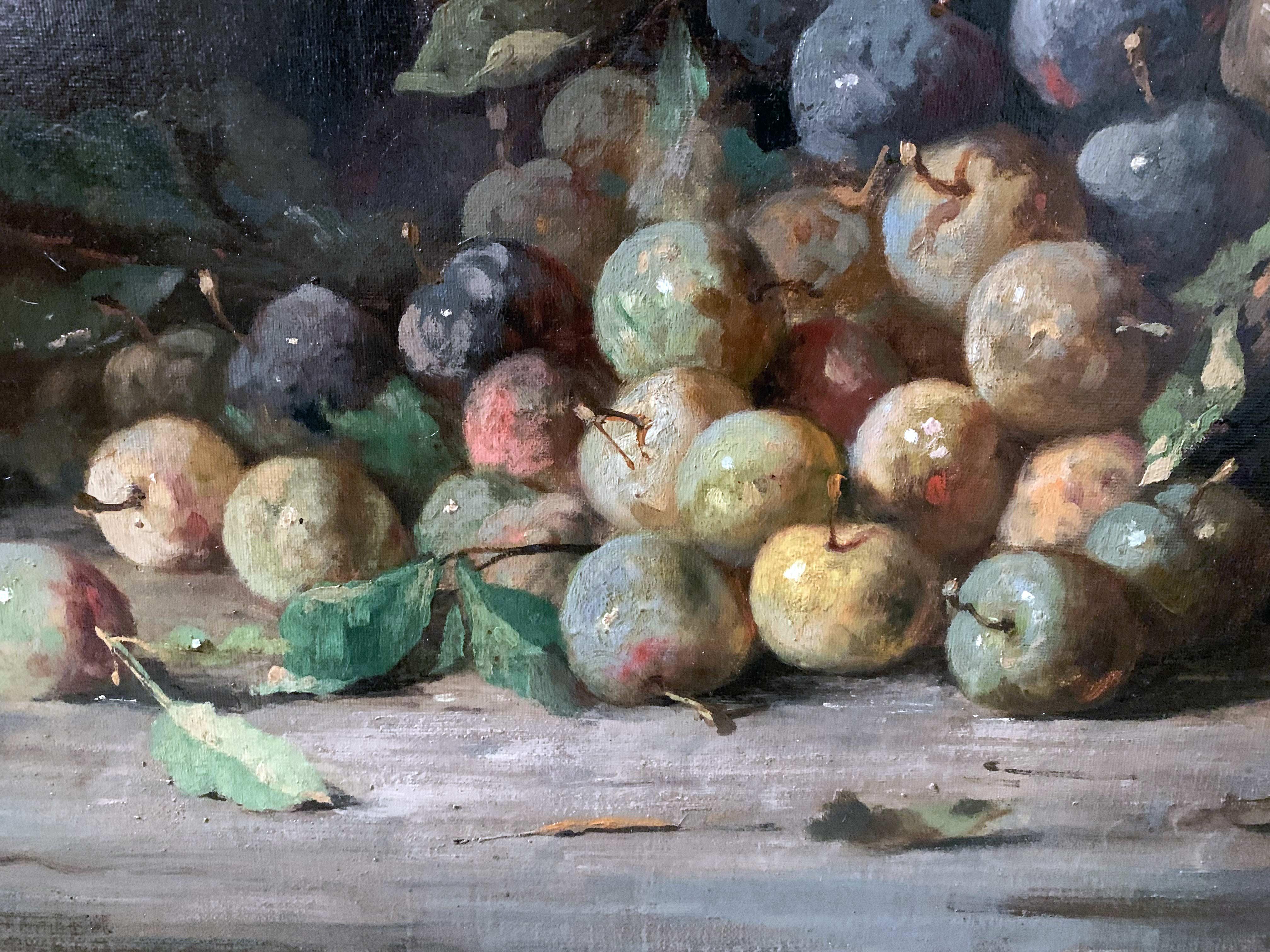 Stilleben Signiert Eugène Claude - 1841/1823 (Schwarz), Still-Life Painting, von Eugène CLAUDE