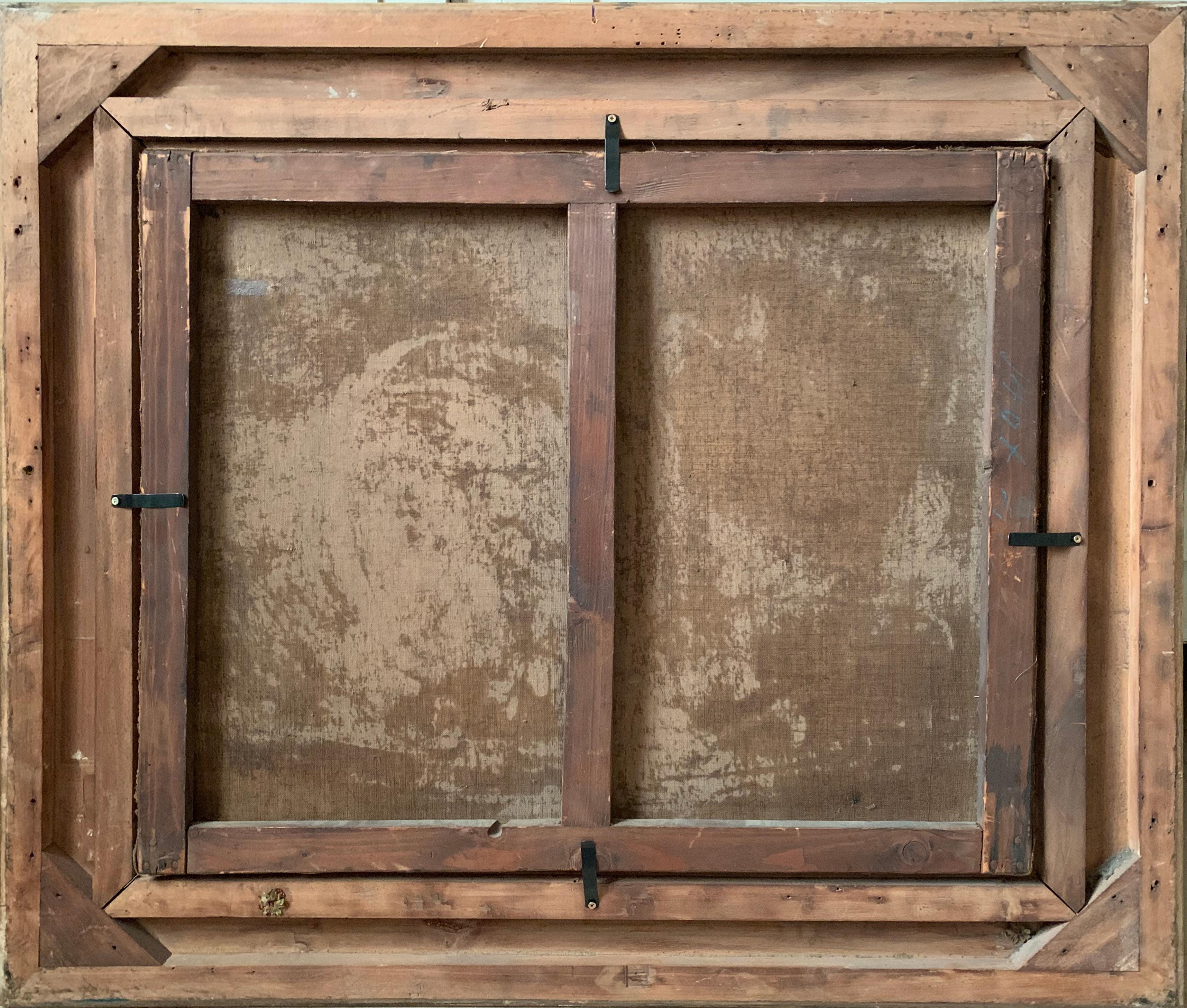 Stilleben Signiert Eugène Claude - 1841/1823
Maße ohne Rahmen: 64 × 54 cm
Abmessungen mit Rahmen: 86 × 76 cm
Vergoldeter Rahmen aus der Zeit.
Dieses Stillleben von Eugène Claude zeigt einen umgestürzten Korb mit Pflaumen in sanften Naturtönen,