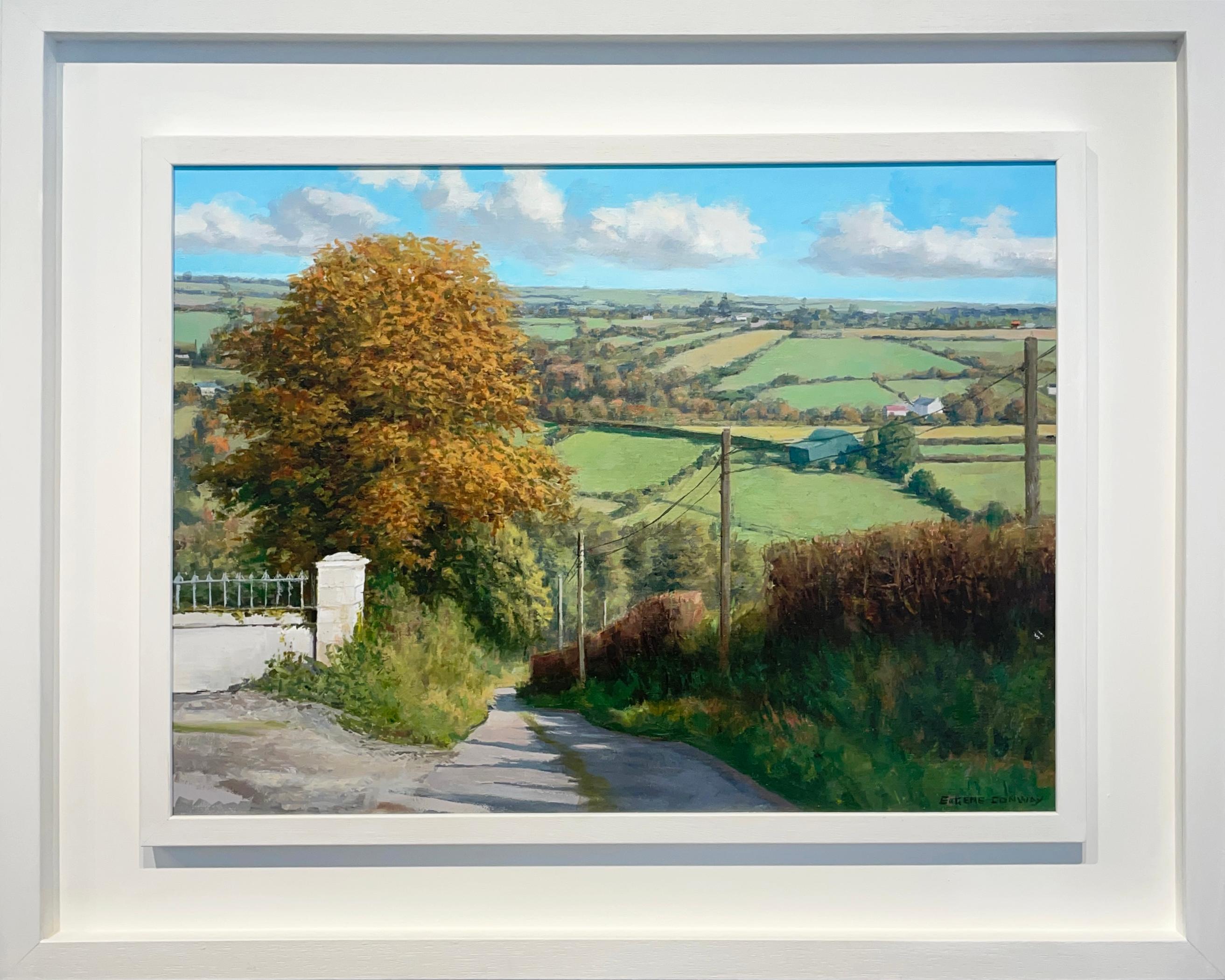 Autumn Road - Painting by Eugene Conway