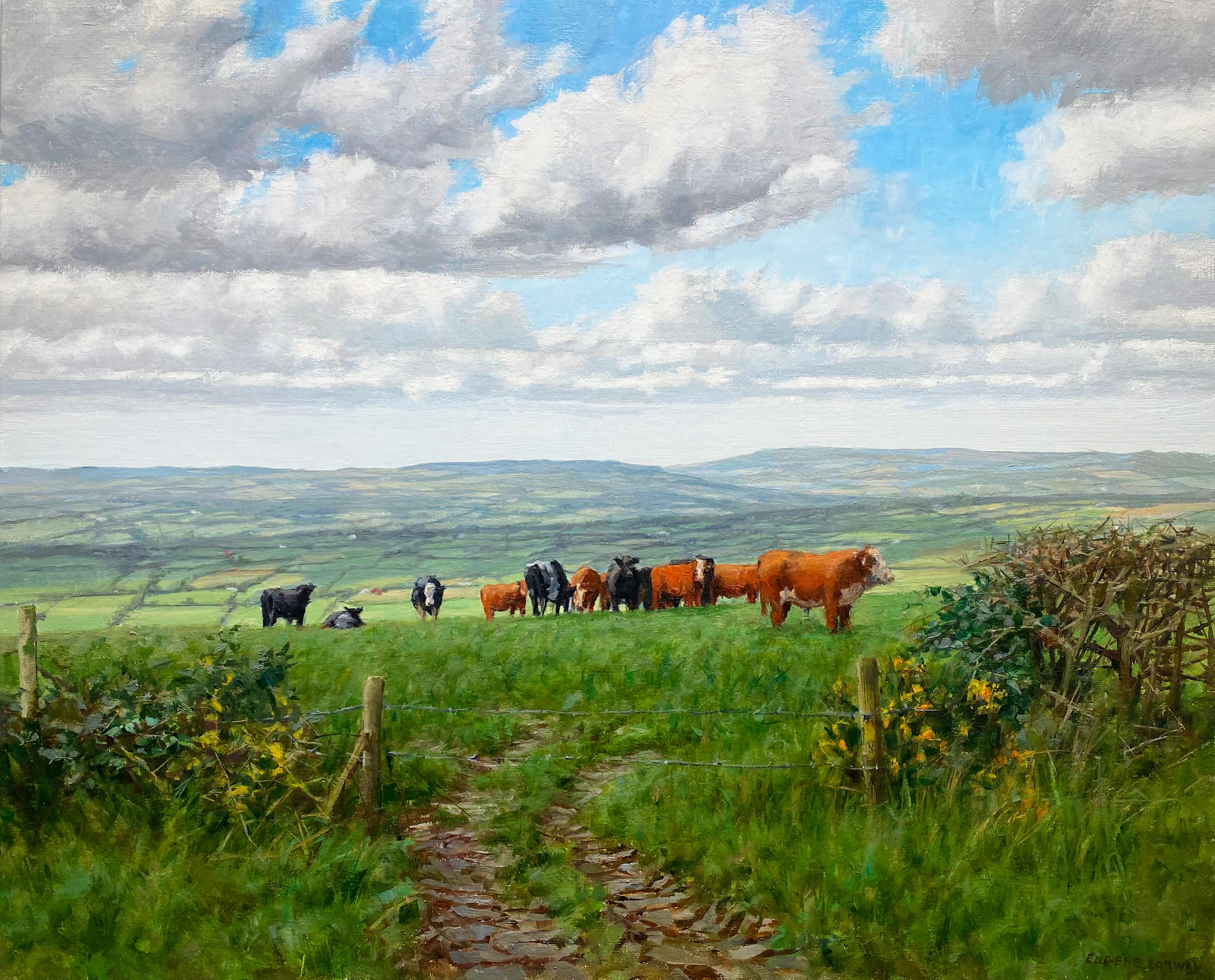Eugene Conway Landscape Painting - Spring Grazing