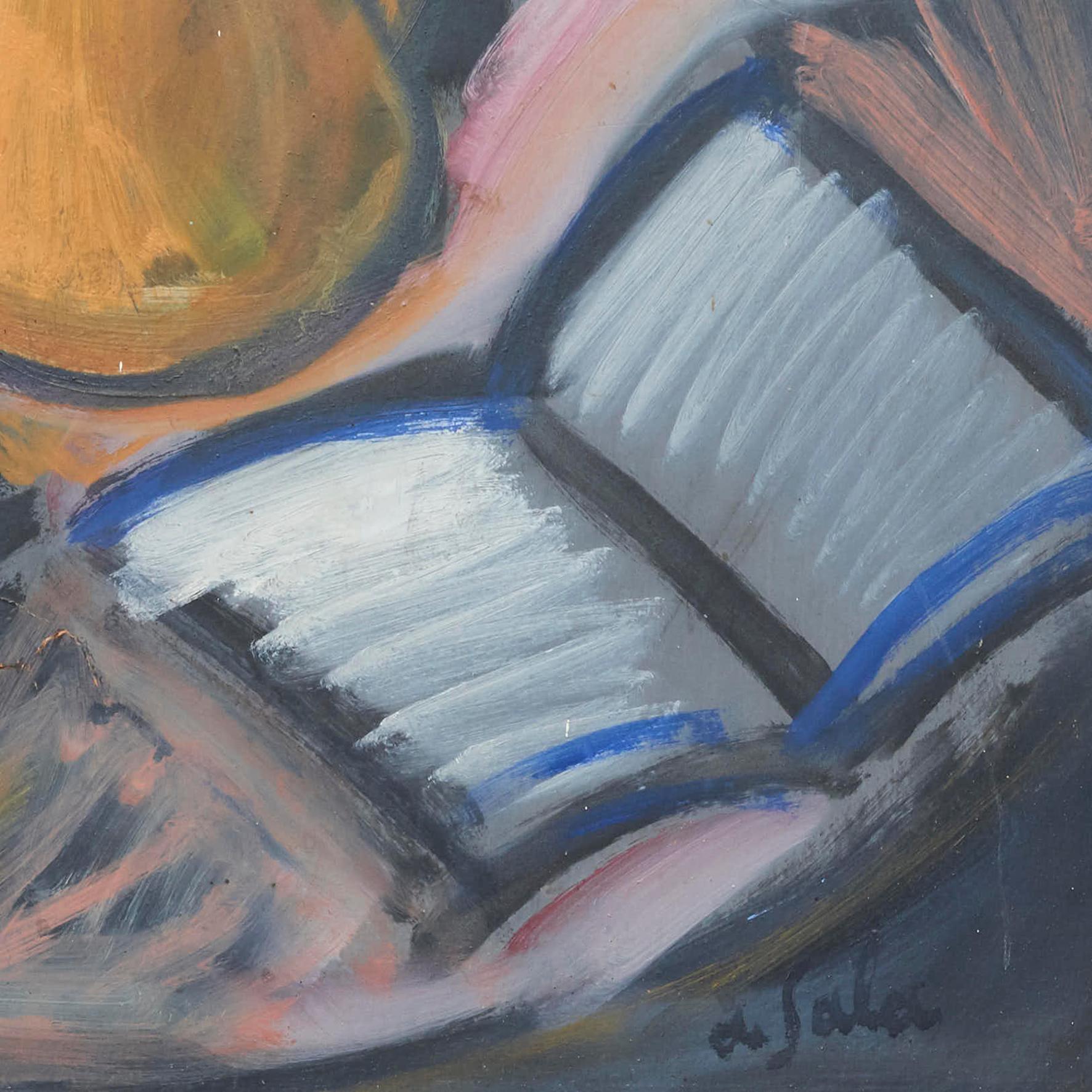 20th Century Eugene de Sala, Composition, Modernist Painting