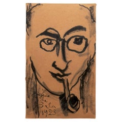 Eugène de Sala, Ink drawing of Herwarth Walden