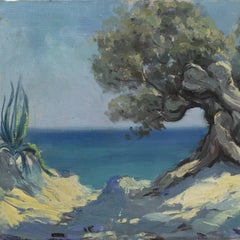 Eugene De Sala, Landscape Painting Oil on Canvas