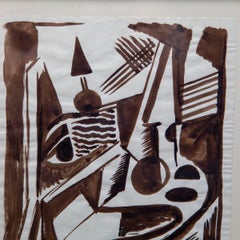 Eugène de Sala, Surrealist Ink Composition