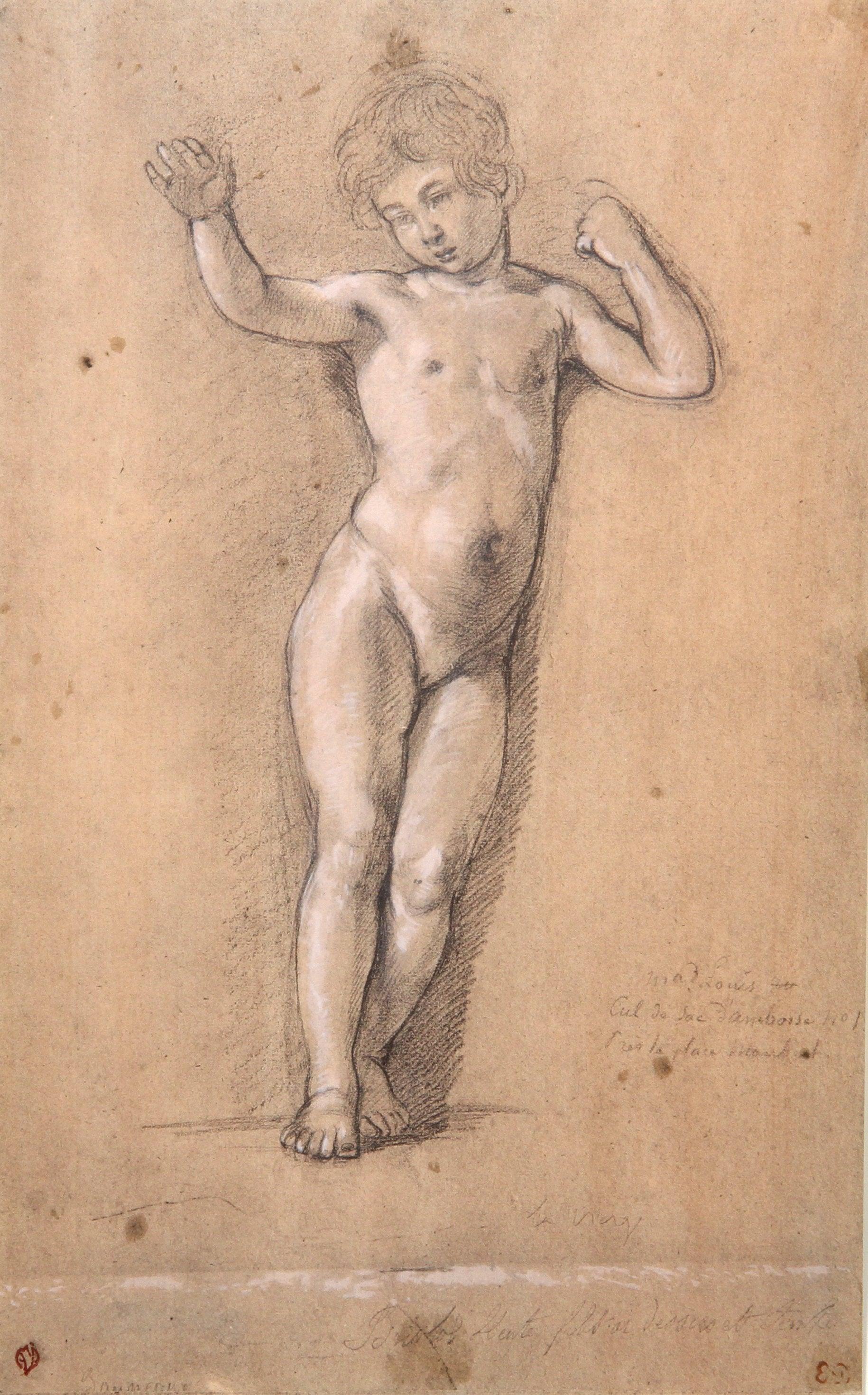 Eugene Delacroix, Nude child, from Faces of Children, 1968 (after)