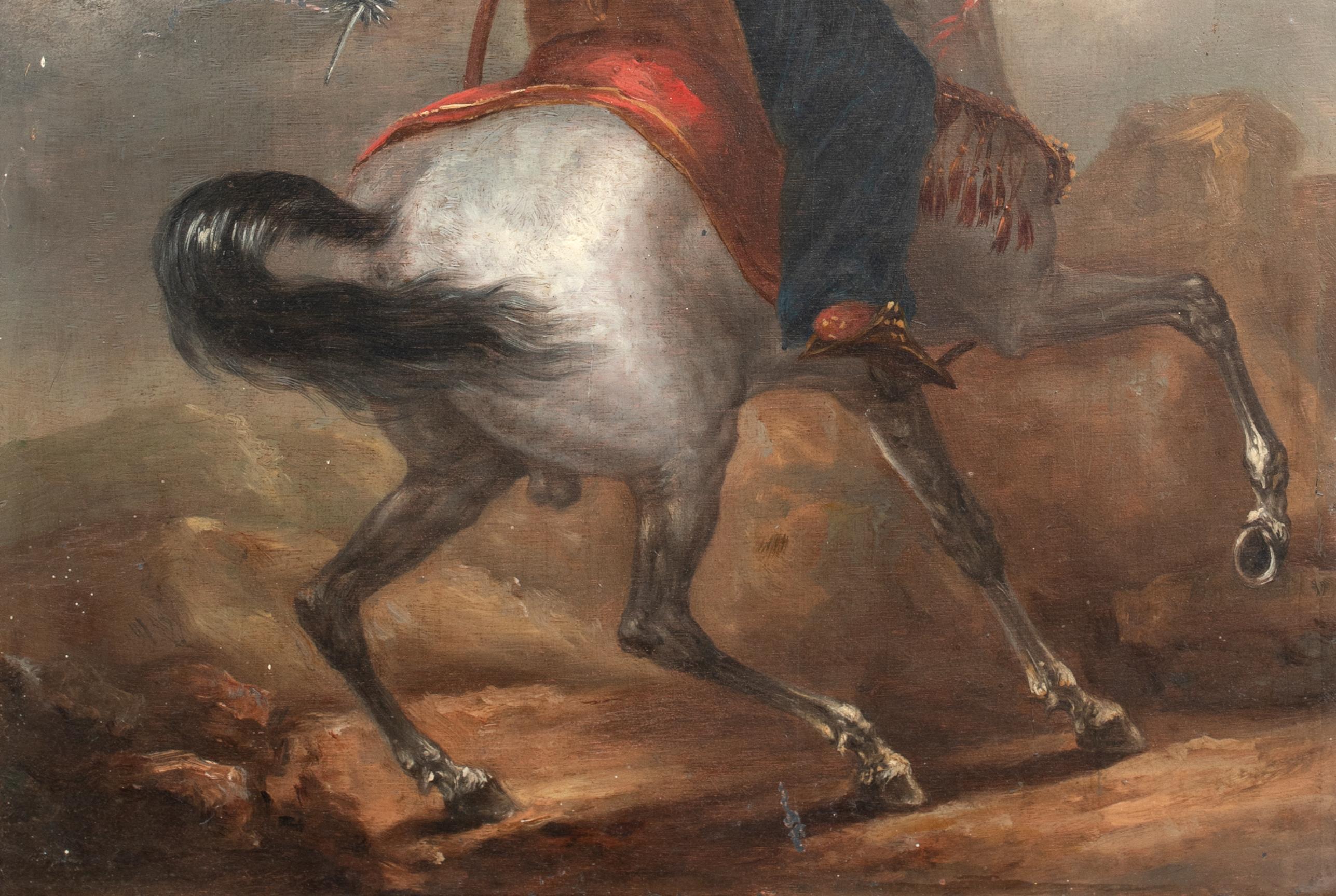 Arabischer Kampfer auf Pferd, 19. Jahrhundert  Der Kreis um Eugène Delacroix (1798-1863) 2