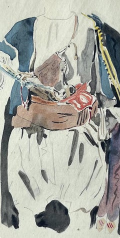 Delacroix, Composition, Trente et un Dessins et Aquarelles du Maroc (after)
