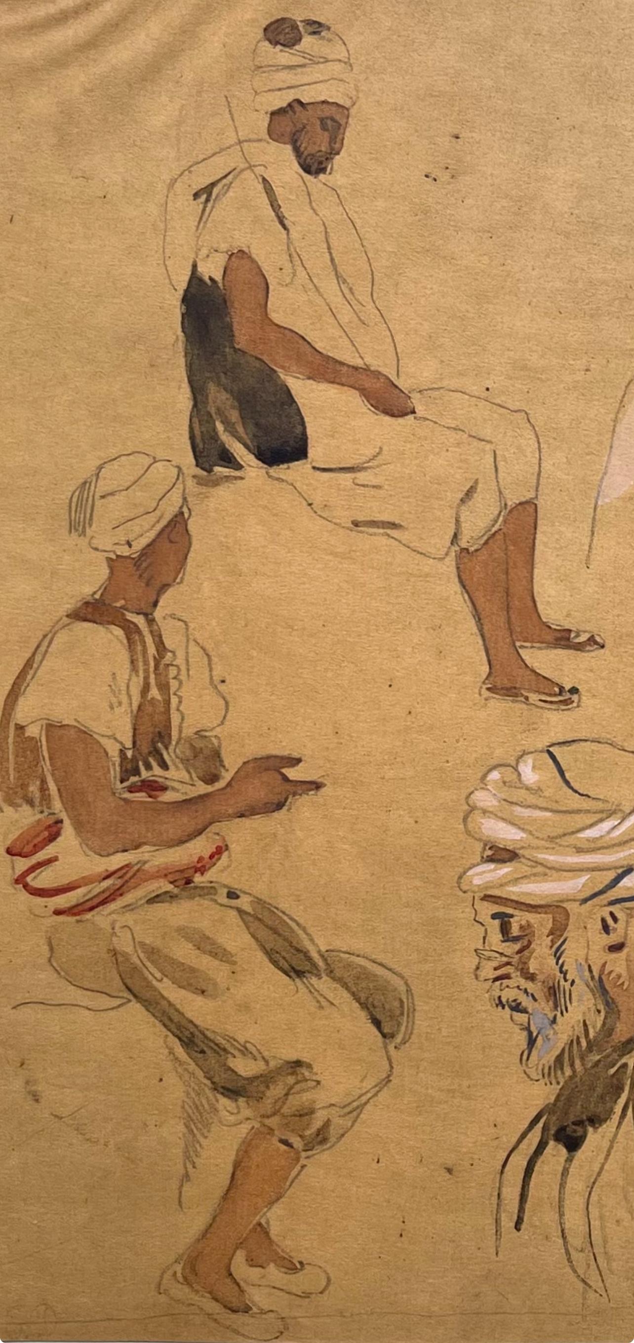 Delacroix, Composizione, Trente et un Dessins et Aquarelles du Maroc (dopo) - Print di Eugene Delacroix