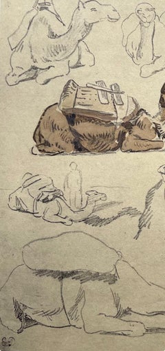 Delacroix, Composition, Trente et un Dessins et Aquarelles du Maroc (after)